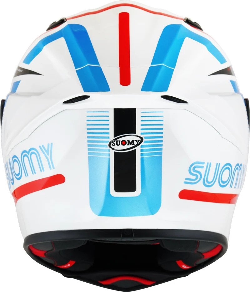 SUOMY-CASCOS TRACK-1 NINETY SEVEN WHITE/RED E06