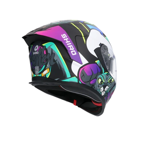 SHIRO CASCO RAPTOR CRAZY RABBIT MULTICOLOR MATE