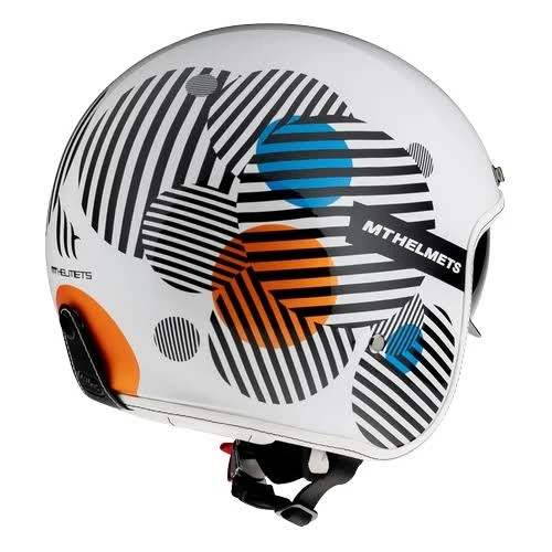 MT OF507SV LE MANS 2 SV ZERO CASCO DE MOTO A4 NARANJA PERLA BRILLO