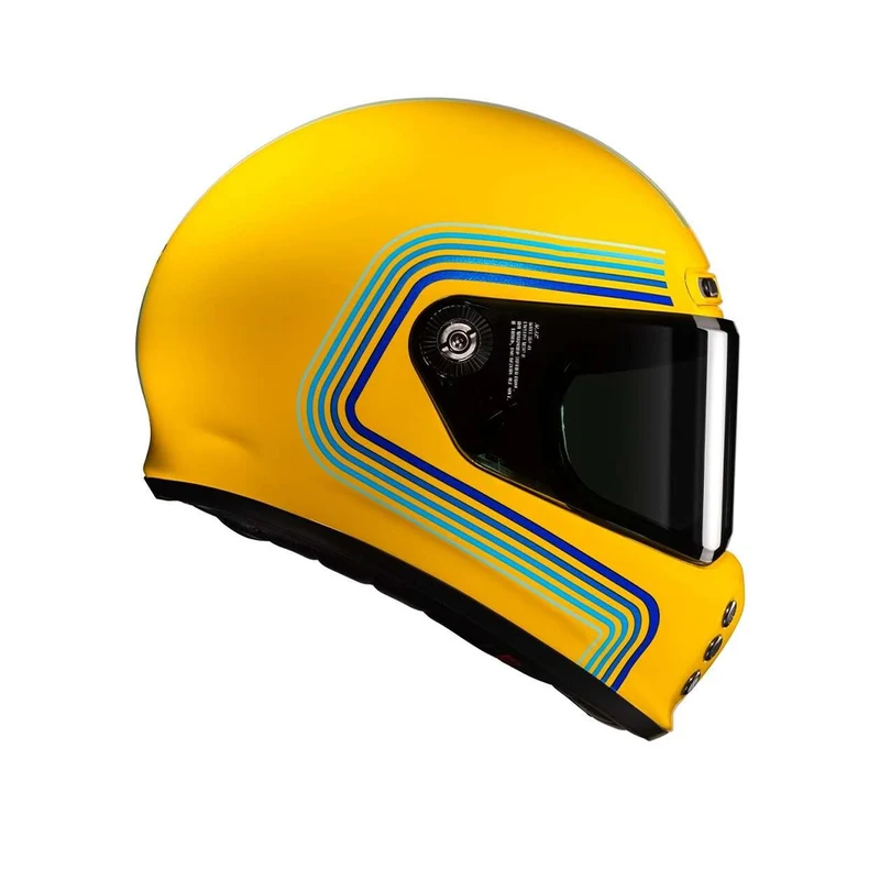 HJC V10 Foni MC3 moto deportivo integral Casco amarillo