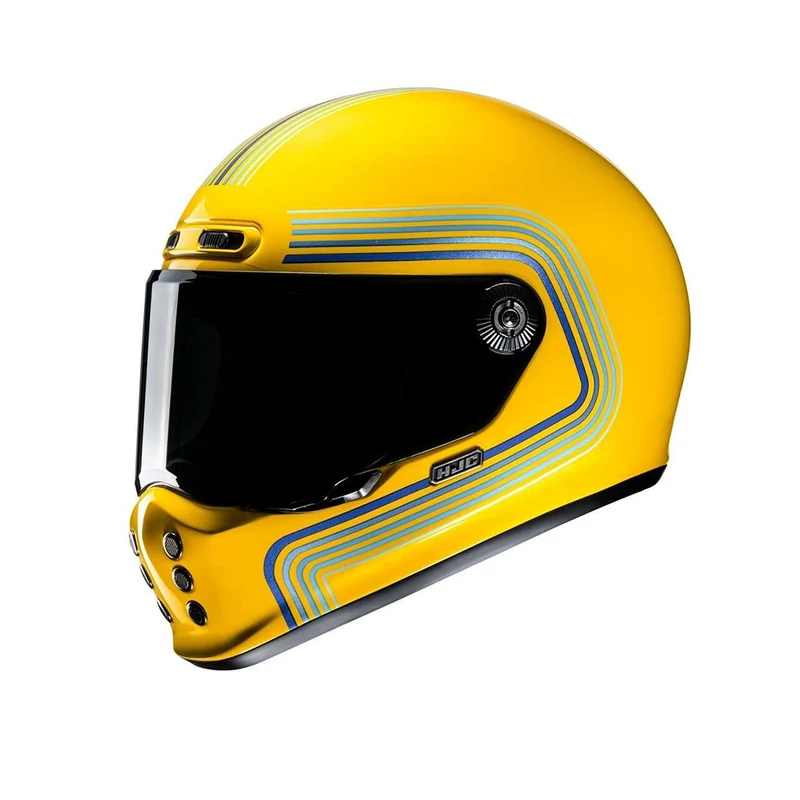 HJC V10 Foni MC3 moto deportivo integral Casco amarillo