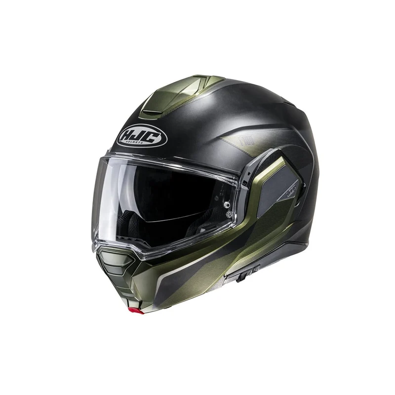 HJC-i100 beston mc4sf casco de moto modular integral titanio verde