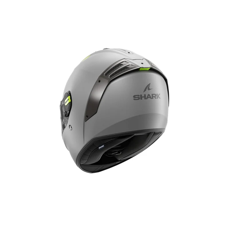 SHARK SPARTAN RS BLANK INTEGRAL CASCO DE MOTO MAT PLATA AMARILLO