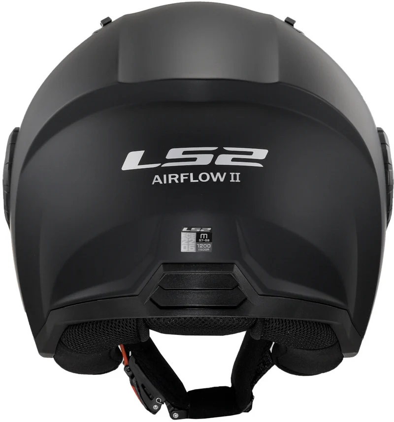 LS2 OF616 AIRFLOW II SOLID MATT BLACK-06