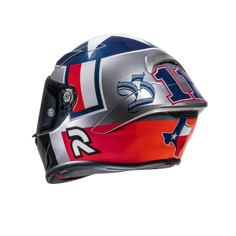 HJC RPHA 1 BEN SPIES SILVERSTAR DEPORTIVO CARRERAS DE MOTOS CASCO